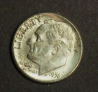 1956 P Roosevelt Dime circulated  F1021