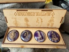 Amethyst Reiki Set, Usui Reiki Set, Reiki Box Set ,Reiki Set,Reiki Symbol