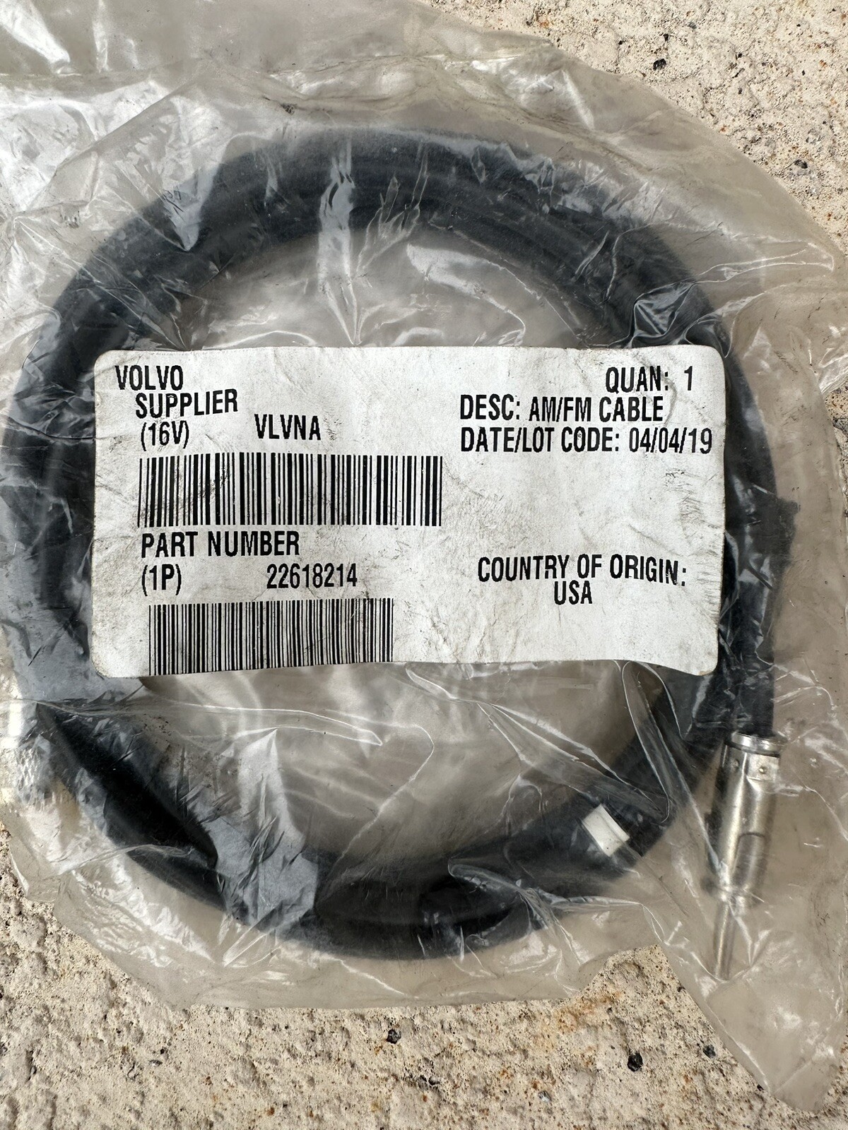 Volvo 22618214 Antenna Cable | eBay