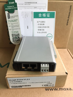 1 PCS NEW IN BOX MOXA Remote Ethernet I/O Module ioLogik E1214 E1214