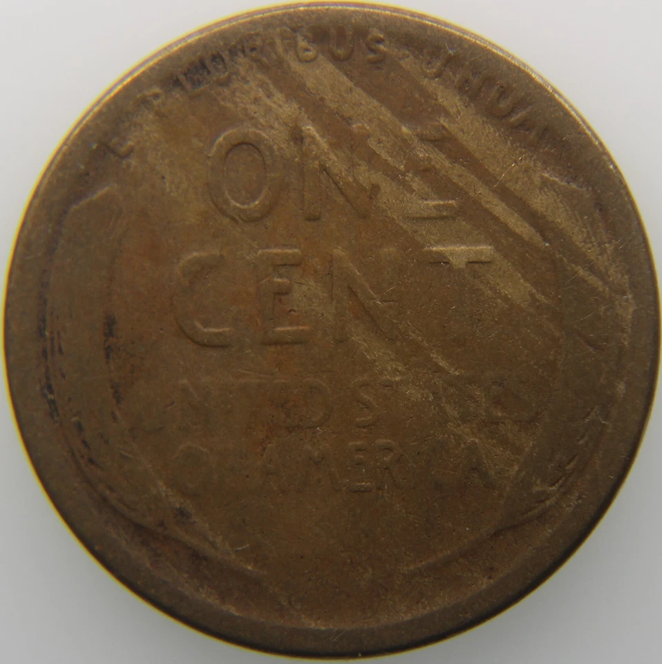 1921 S Lincoln Wheat Cent - Lamination / Woody Improper Alloy Mix - Error Coin - Image 3 of 4