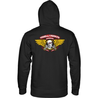 Sweatshirt Powell Peralta Winged Ripper Hoodie schwarz