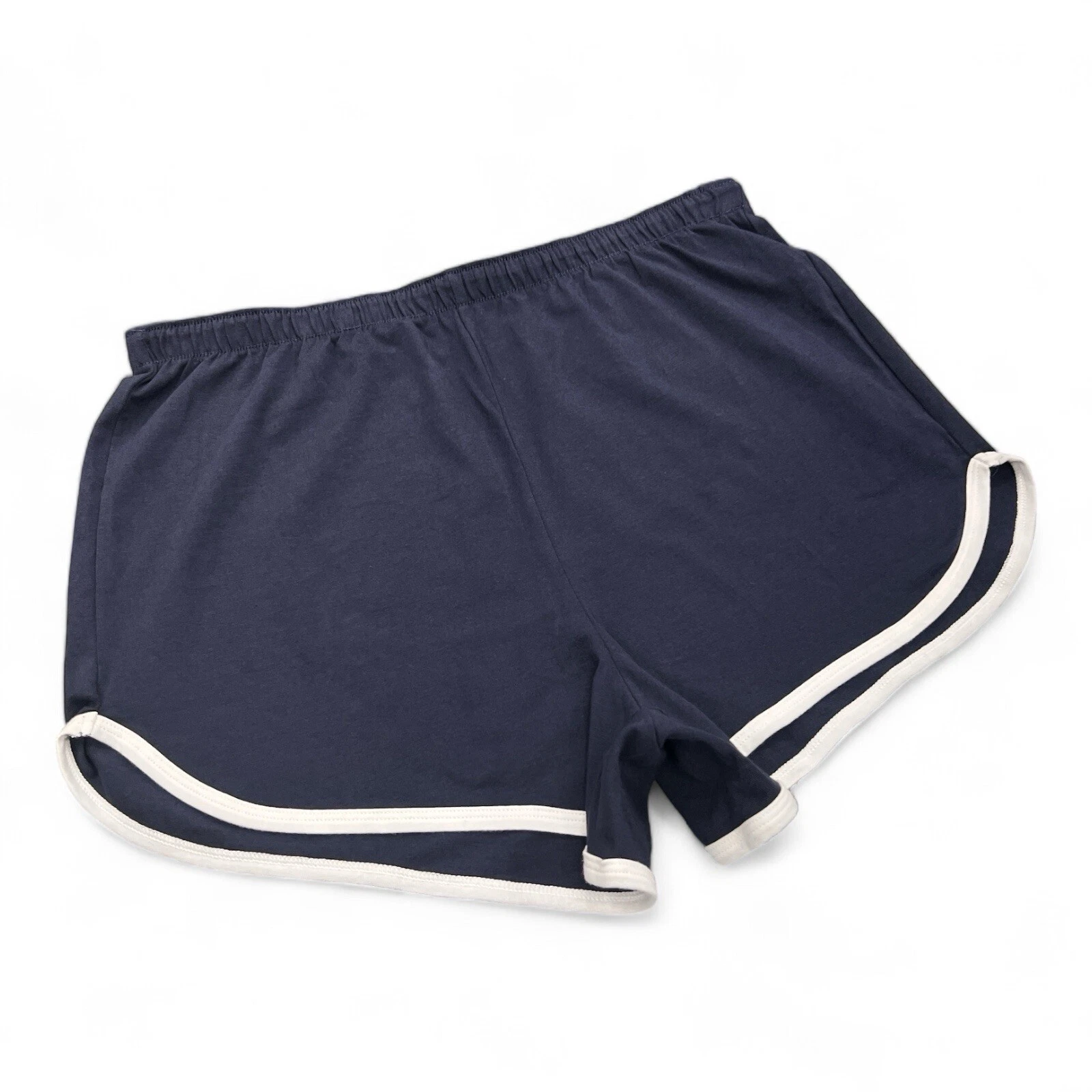 Calvin Klein Women's Modern Cotton Sleep Shorts In Navy Blue/White
