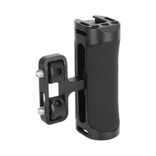 CAMVATE Side Handle Grip w/Dual 1/4"-20 Thumbscrew 0.7 to 1.2" Apart & Cold Shoe