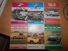 6x Slice Magazine - RELIANT SABRE & SCIMITAR Owners Magazine #77, 78,86,90,91+93