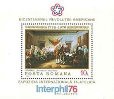 Timbre Arts Tableaux Roumanie BF124 ** lot 13332