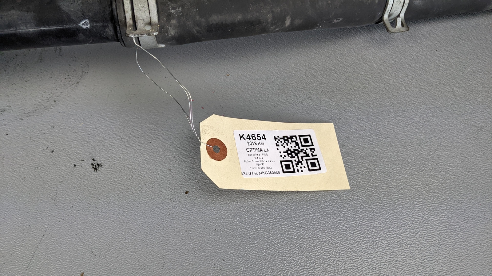 Radiator Coolant Lower Hose 2019 Kia Optima 25412C1100 2016 2017 2018