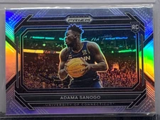 2023-24 Panini Prizm Draft Picks - Silver Prizm Variations #8 Adama Sanogo (RC)
