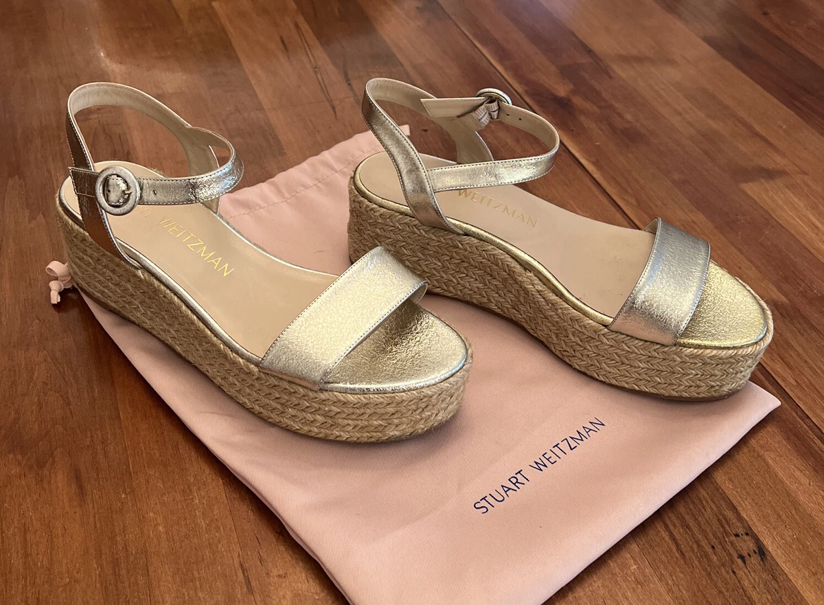 Stuart weitzman hotsell espadrille wedge