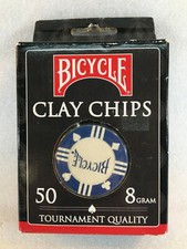 Bicycle Clay Chips Tournament Quality Set of 50