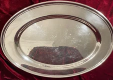 VINTAGE GORHAM SILVER LARGE OVAL WAITIER SALVER SERVING TRAY -VIEW ALL OUR LOTS