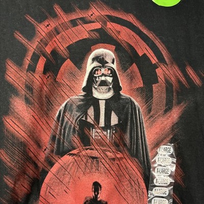 XL Darth Vader Glow In The Dark Star Wars T-Shirt Enlist Now The Galactic Empire