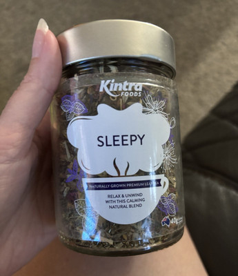 Kintra Foods Sleepy Naturally Grown Premium Leaf Tea & Infusion Blend 40g