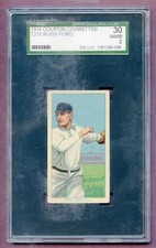 1914 T213 COUPON CIGARETTES RUSS FORD BUFFALO SGC 2 GD 474241 (KYCARDS)