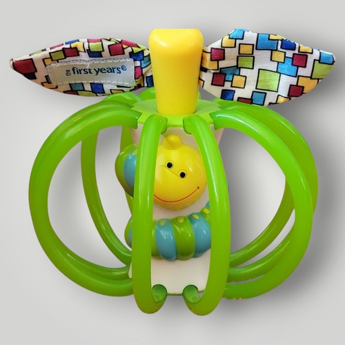 The First Years Grab Apple Baby And Toddler Teether Hand Eye Coordination Toy