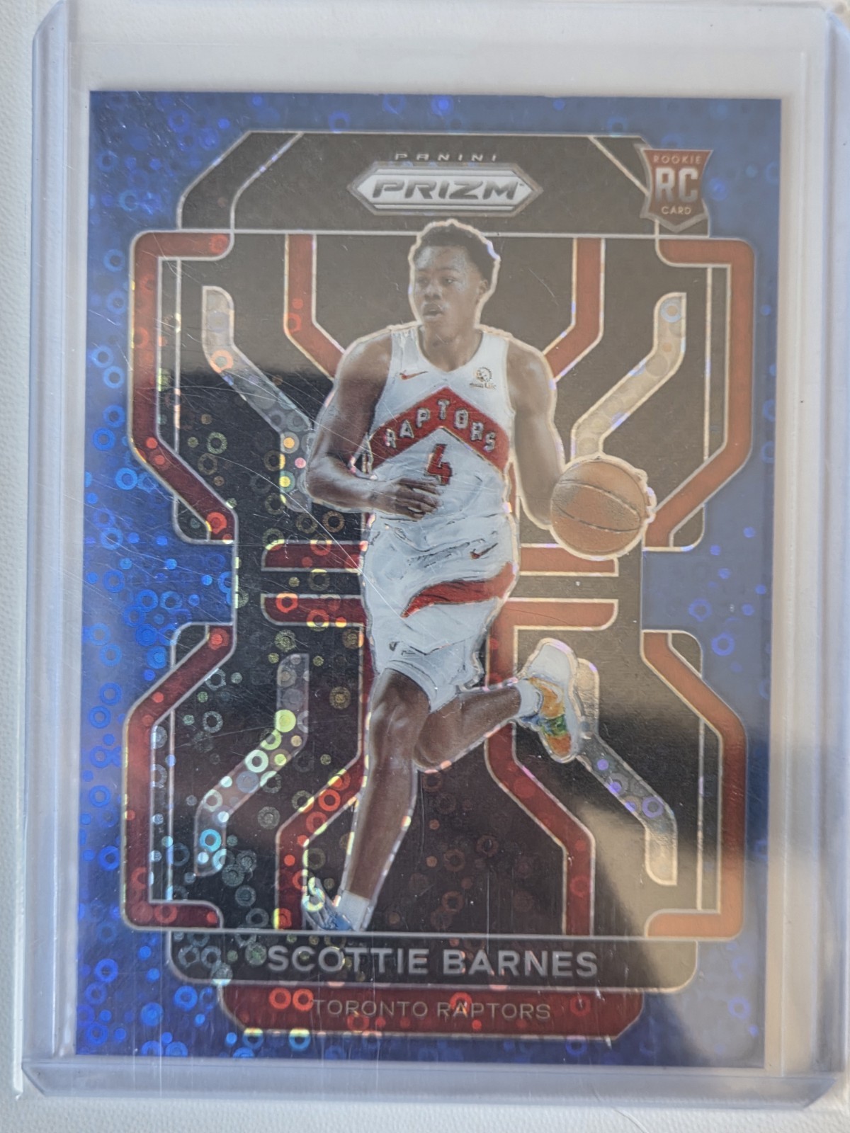 2021-22 Panini Prizm Blue Fast Break /150 Scottie Barnes Rookie Card RC #320