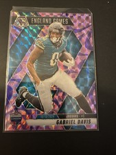 2025 Panini Mosaic International Games Gabriel Davis #255 Camo Pink Mosaic Prizm