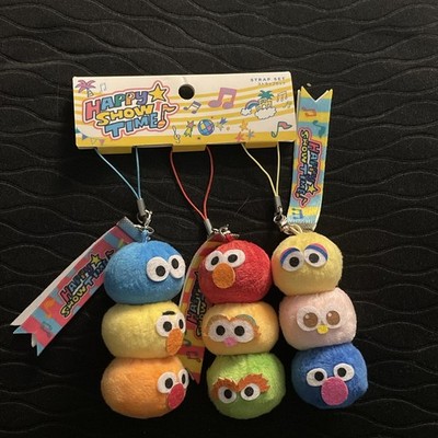 Sesame Street Universal Studios Japan Strap Charm Set of three Elmo big bird