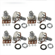 8-pack Mini Potentiometers for Electric Guitars and Bass, 250K / 500K
