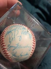 1988 Chicago Cubs Team Signed Baseball - Andre Dawson, Trillo, Varsho -...