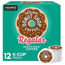 Donut Shop Regular Keurig Single-Serve K-Cup Pods, Medium Roast Coffee, 12 Count