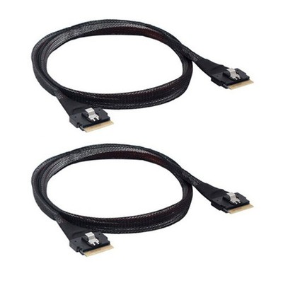 Slim SAS4.0 SFF-8654 8i Straight to SFF-8654 8i Straight 24Gbps High Speed 4.0