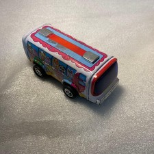 Vintage Japanese Tin Toy Bus Animal Bus Ichiko Showa Era