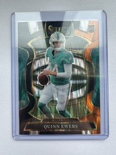 Quinn Ewers [Black Orange Prizm Shock] #82 2025 Panini Select
