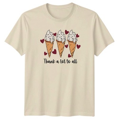 Vielen Dank an alle Damen T-Shirt Eis Dankbarkeit Wertschätzung Geschenk für Sie