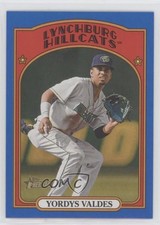 2021 Topps Heritage Minor League Edition Blue Border 21/99 Yordys Valdes 0q1p