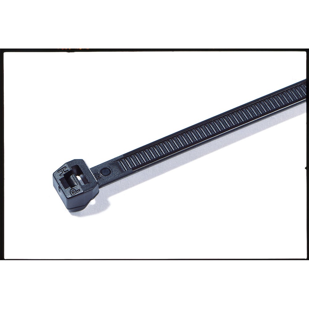 HellermannTyton T50SOS-HS-BK-C1 Outside Serrated Cable Tie (Pack 100)