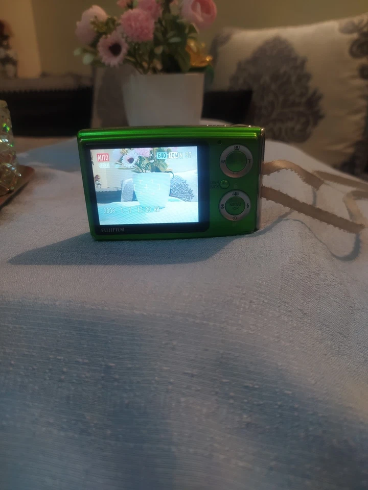 Fujifilm Finepix Z20FD 10MP Camera Green 3x Opitical Zoom TESTED Works - Image 3 of 4