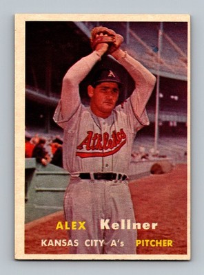 1957 Topps #280 Alex Kellner VG-VGEX Vintage Baseball Card