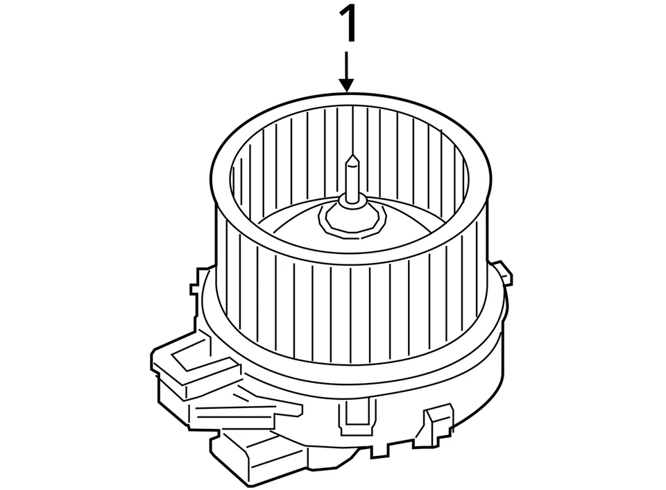 BMW 750I 2016-2020 OEM motor soplador delantero 130309508 Foto 4 de 4