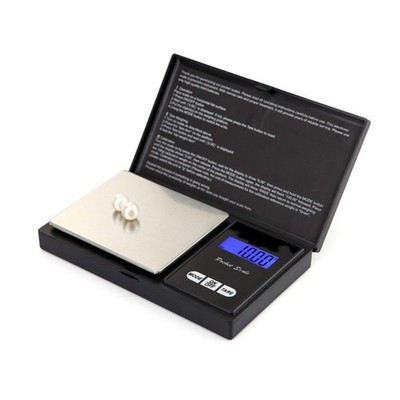 TXY Jewelry Mini Stainless Steel Electronic Scale 0.01g/500g Mini, Black