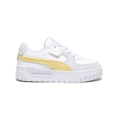 PUMA Cali Dream Corderoy Platform  Youth Girls White Sneakers Casual Shoes 39290