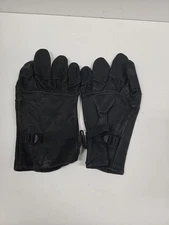 Military Black 100% Cow Hide Size Large 5 Men And Women Light Duty Gloves