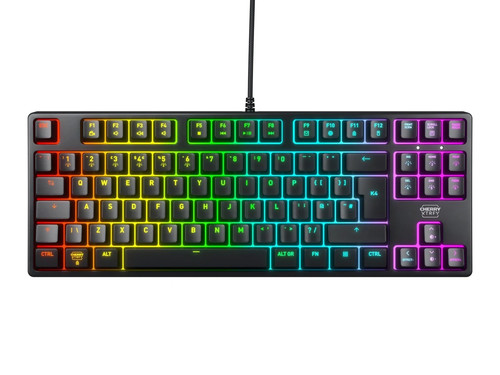 Cherry XTRFY K4V2 TKL Wired Mechanical Gaming Keyboard MX2A Red Switches RGB UK