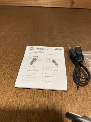 Motorola In-Ear Bluetooth Wireless Mono Headset HK500+ Preowned - Picture 2 of 11