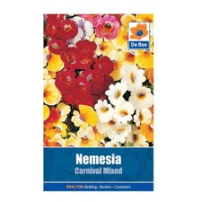 Nemesia Carnival Mixed Seeds ? Bright & Fragrant Blooms ? Must Have for Beddings