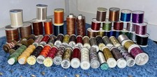 LARGE LOT OF 60-Embroidery,Quilting,Costumes,Crafts THREAD,Etc. Assorted Sizes