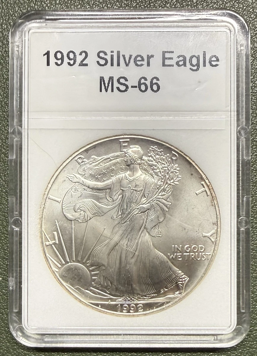 American Eagle Uncertified 1992 Silver Bullion Coins for sale | eBay