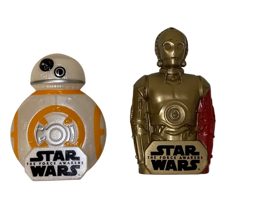General Mills Star Wars The Force Awakens 2015 droides visores lote de 5 BB-8 C-3PO Foto 2 de 4