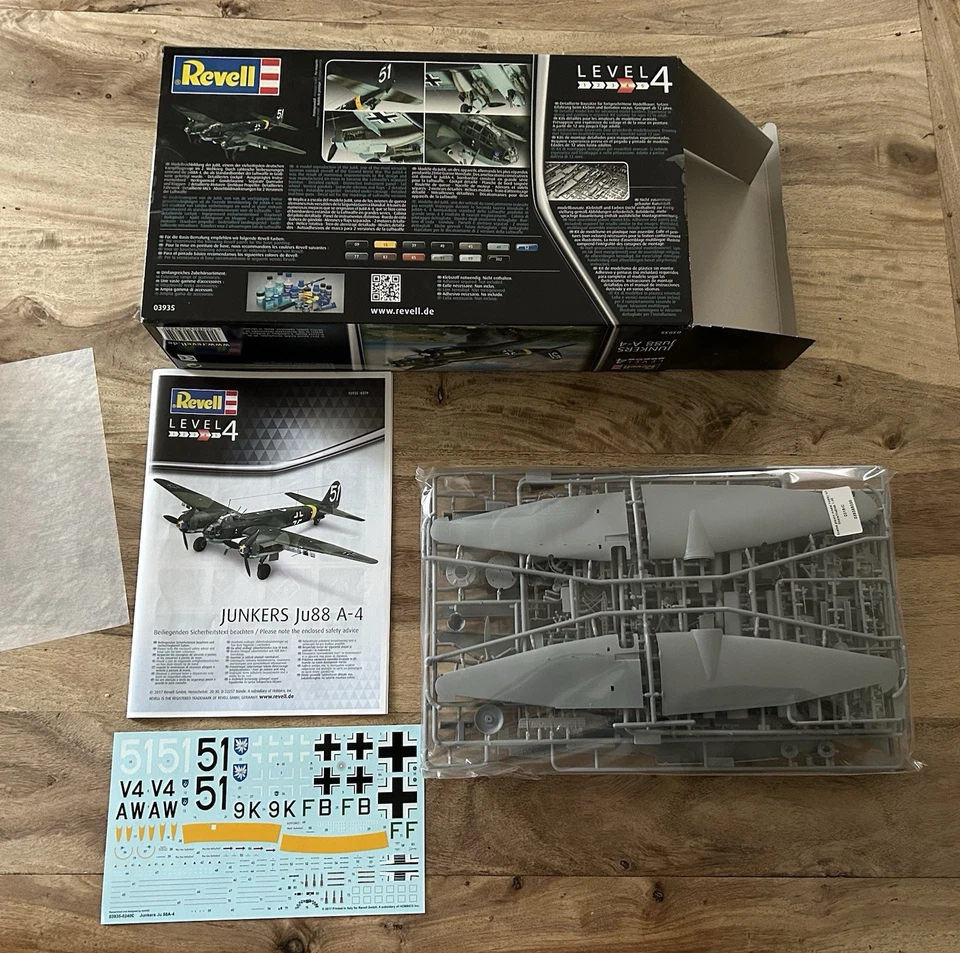Junkers Ju88 A-4 Scala 1:48 Revell - Immagine 2 di 4