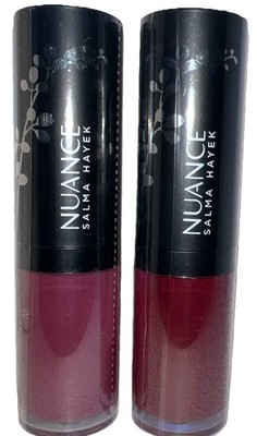 PACK OF 2 NUANCE SALMA HAYEK  Color Plumping Liquid Lipstick #715 TOASTED HONEY
