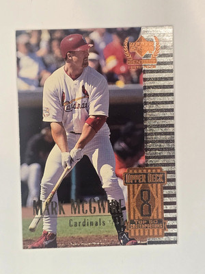 1999 Upper Deck Century Legends - Mark McGwire #58 Circle Around Team Logo on...
