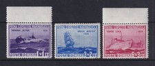 Romania 1936 Naval Exhibition in Bucharest Mi No. 519-521 MNH **