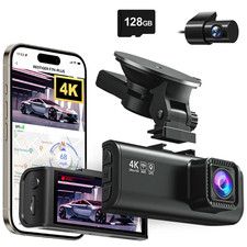 REDTIGER Dash Cam Front Rear,4K/2.5K Full HD Dash Camera for Cars, Night Vision