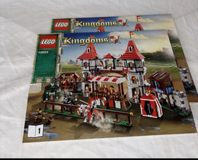 Lego Kingdoms Joust 10223 Castle Lion Knights Dragon Knights 100% Complete Set