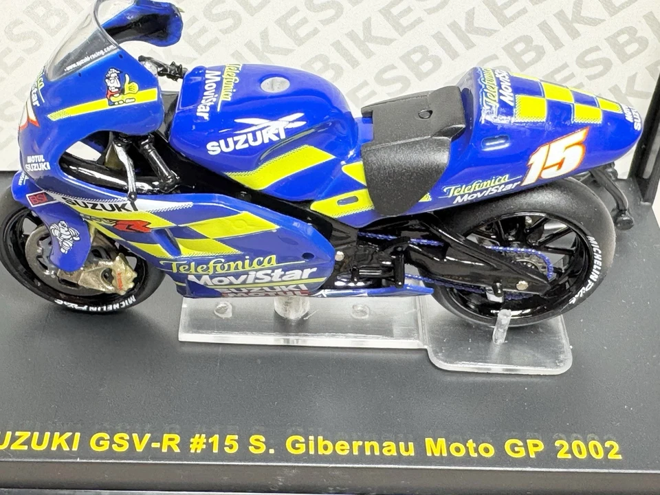 Suzuki GSV-R #15 Gibernau Moto GP 2002 Ixo Modelos escala 1/24 Foto 2 de 4
